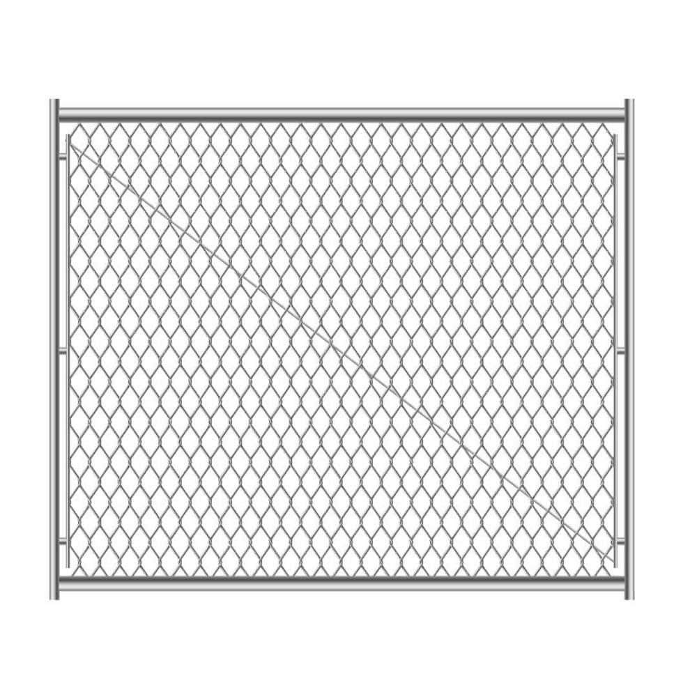 3.8 ft. x 6 ft. Metal Adjustable Chain Link Walk Gate Kit with Round Corner Frame price history on PriceWatchPro