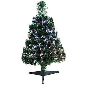 2 ft. PreLit Fiber Optic Artificial Christmas Tree