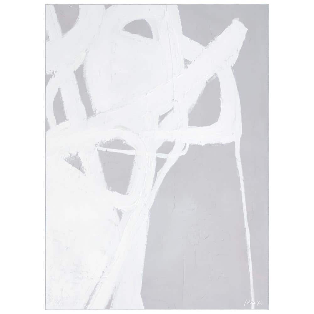 Gray 8 ft. x 10 ft. Dive In Washable Abstract Art Area Rug Power-loomed Heavenly Softness with Non-Slipping Backing price history on PriceWatchPro