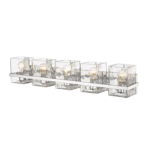 Unbranded Bennington 7 in. 5-Light Chrome Vanity Light