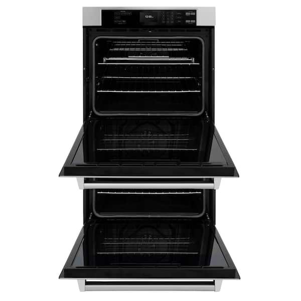 Professional 30 in. Double Electric Wall Oven with True Convection and Self Clean in Stainless Steel