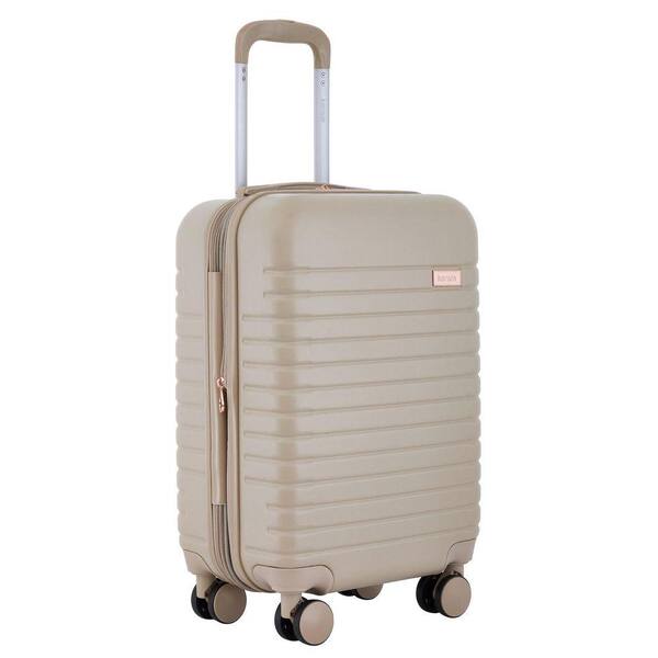 Kensie 20 in. Light Taupe Hardcase Expandable Carry-on Luggage KN