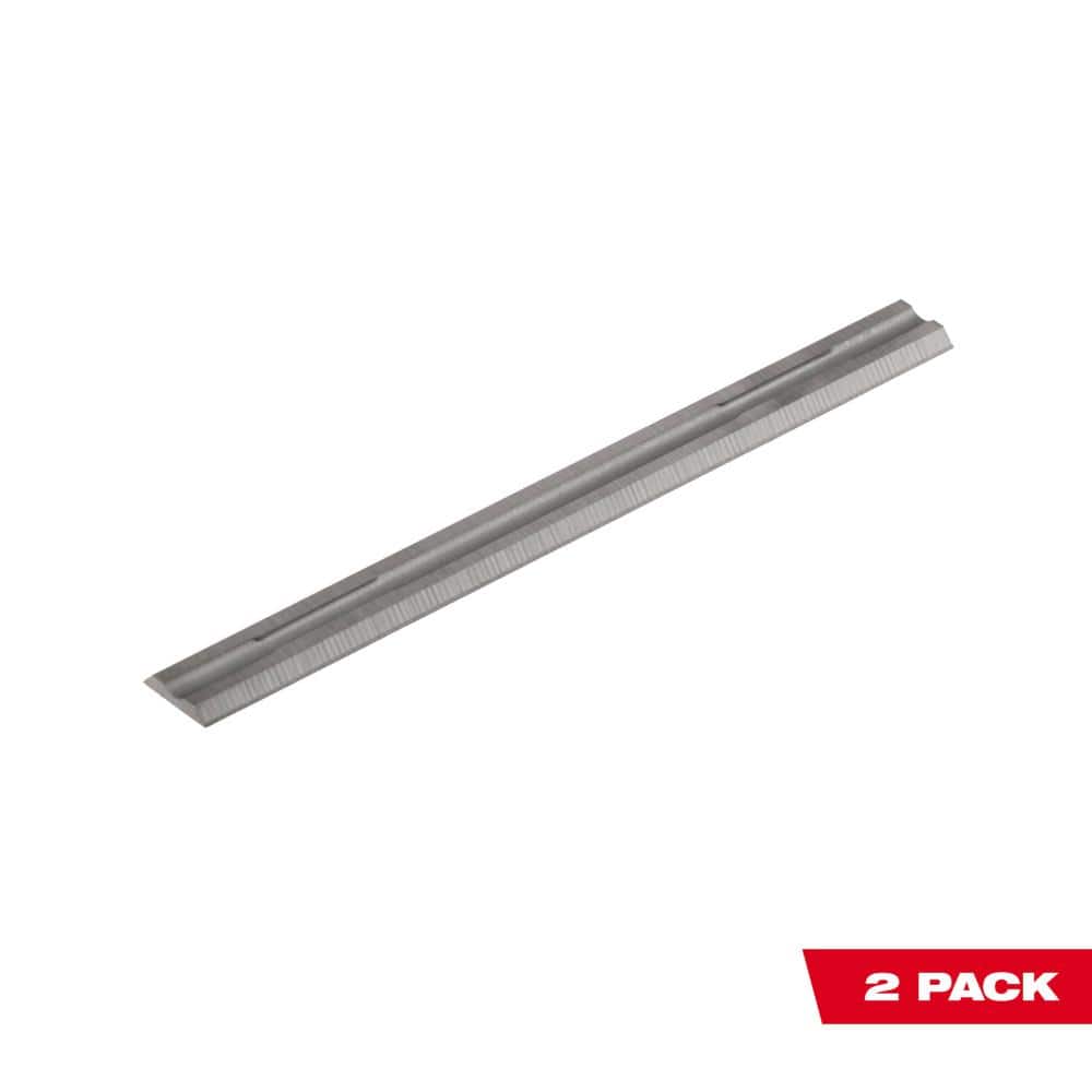 Milwaukee 2 in. Carbide Planer Blades (2Pack) 48382005 The Home Depot