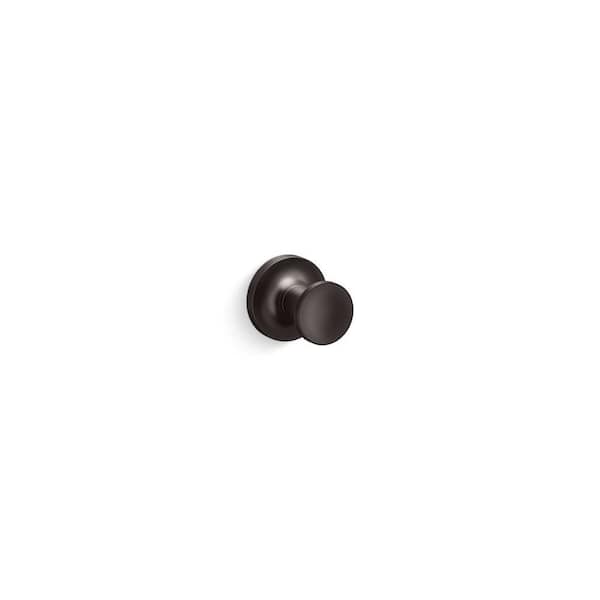 Purist Knob Robe Hook in Vibrant Brushed Graphite