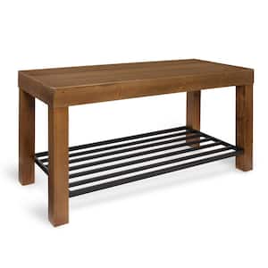 Jeran Brown Bench 20.00 in. x 36.00 in. x 14.00 in.