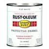 Rust-Oleum Stops Rust 1 qt. Protective Enamel Flat White Interior ...