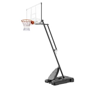 Basketball Hoop 7.6 ft.to 10 ft. Adjustable Height Portable Backboard System 54 in. Basketball Hoop & Goal