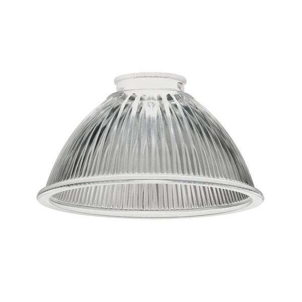 Lithonia Lighting Clear Ribbed Glass Prismatic Shade for LED Mini Pendant