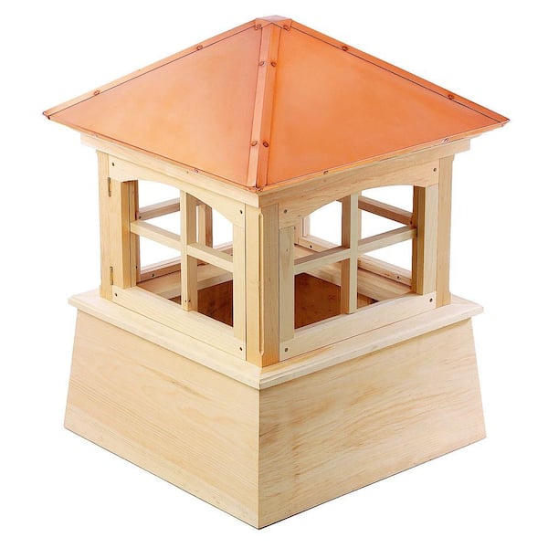Good Directions Huntington 36 in. x 49 in. Wood Cupola with Copper Roof