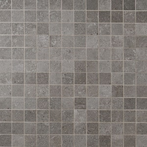 Iris Fossil 11.81 in. x 11.81 in. Matte Porcelain Floor and Wall Mosaic Tile (0.96 sq. ft./Each)