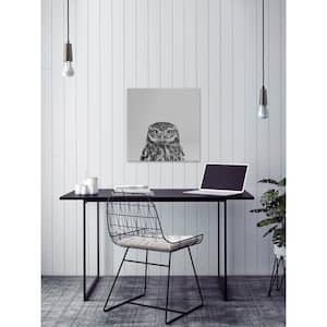 18 in. H x 18 in. W "Black & White Owl" by Marmont Hill Canvas Wall Art