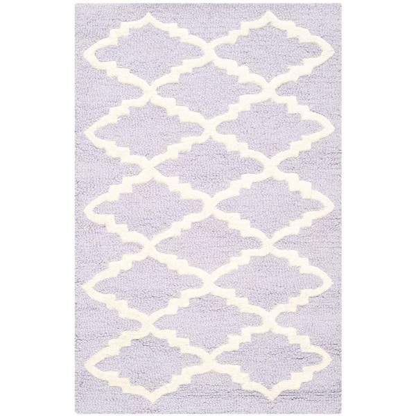SAFAVIEH Cambridge Lavender/Ivory 2 ft. x 3 ft. Area Rug