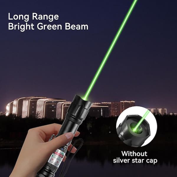 Lukyamzn Green Light Flashlight Long Range Dot Beam Pen