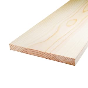 Knotty Pine S4S Board (Common: 1 in. x 8 in. x 96 in.; Actual 0.75 in. x 7.25 in. x 96 in.)