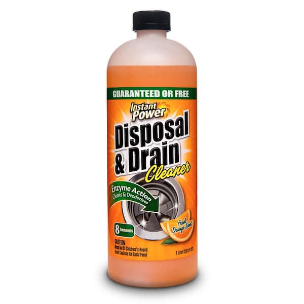 Instant Power 33.8 oz. Disposal and Drain Cleaner Orange