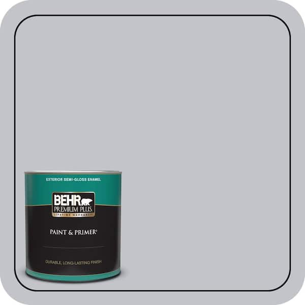 BEHR PREMIUM PLUS 1 qt. #N540-2 Glitter color Semi-Gloss Enamel Exterior Paint & Primer