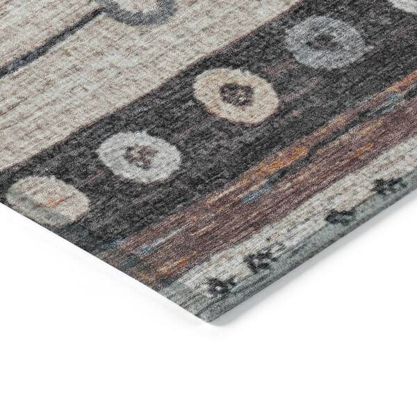 Chantille Machine Washable Indoor/Outdoor Abstract ACN1964 Copper 10 ft. x 14 ft. Area Rug