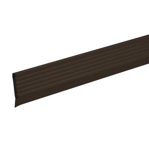 9 ft. x 2.75 in. Dual Vinyl Garage Door Top and Side Seal, Brown