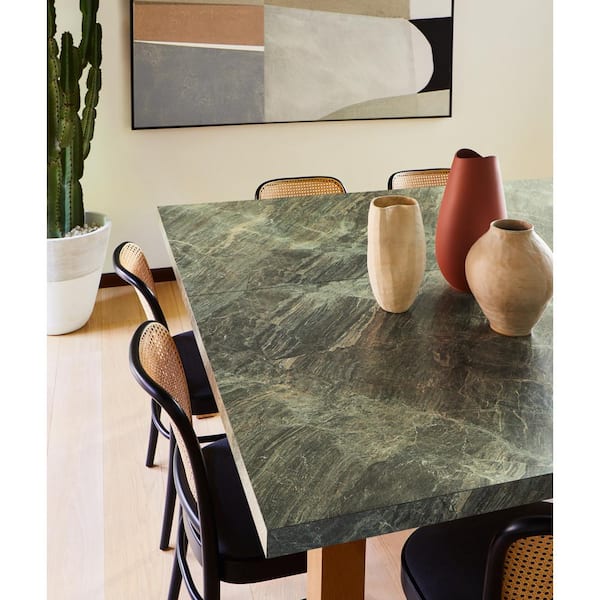 FORMICA 5 ft. x 12 ft. Laminate Sheet in 180fx Jatoba Green with