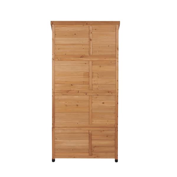 Reviews for GOGEXX 2.8 ft. W x 1.5 ft. D x 5.7 ft. H Wood Shed