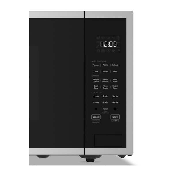 KitchenAid 2.20 cu. ft. Countertop Microwave in Stainless Steel KMCS3022GSS  - The Home Depot