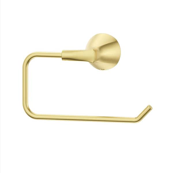 Willa Wall Mounted Towel Ring in Brushed Gold