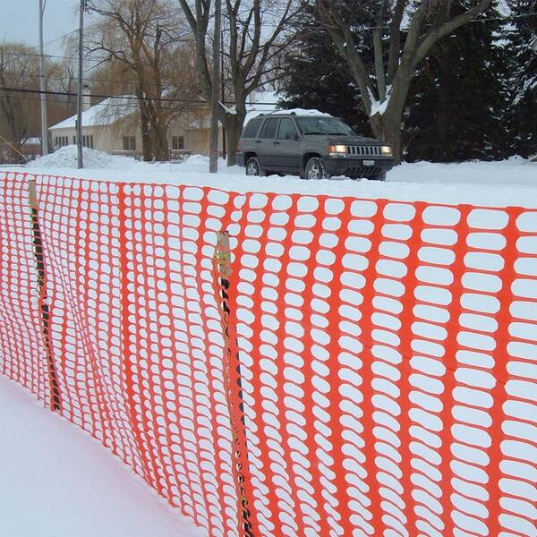 Yardgard 4 Ft X 50 Ft Snow Fence 889220a The Home Depot Yardgard 4 Ft X 50 Ft Snow Fence 889220a The Home Depot