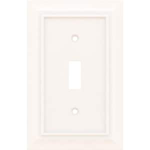 Derby White 1-Gang Single Light Switch/Toggle Wall Plate (3-Pack)