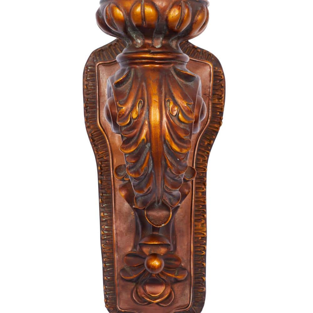 Bronze Polystone 13" Traditional Candle Wall Sconce