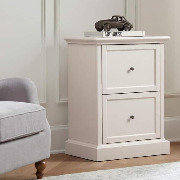 Home Decorators Collection Royce Polar Off-White 2-Drawer File Cabinet