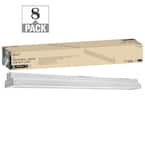 4 ft. White Linear LED High Bay Warehouse Light 9000 Lumens 0 to 10 Volt Dimmable 120-277v  5000K (8-Pack)