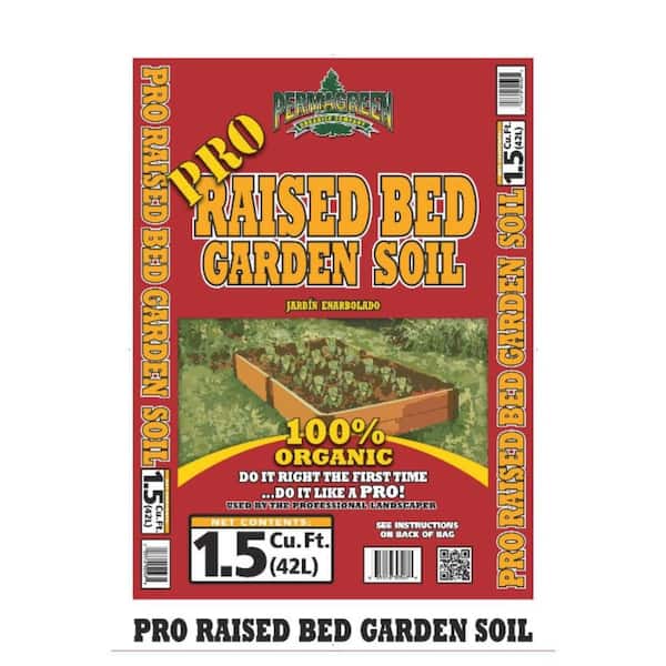 Permagreen PRO 1.5 cu. ft. Raised Bed Garden Soil
