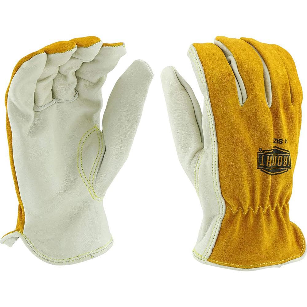 X-Large Premium Split Grain Cowhide Heat Resistant Leather Driver Glove with Keystone Thumb price history on PriceWatchPro