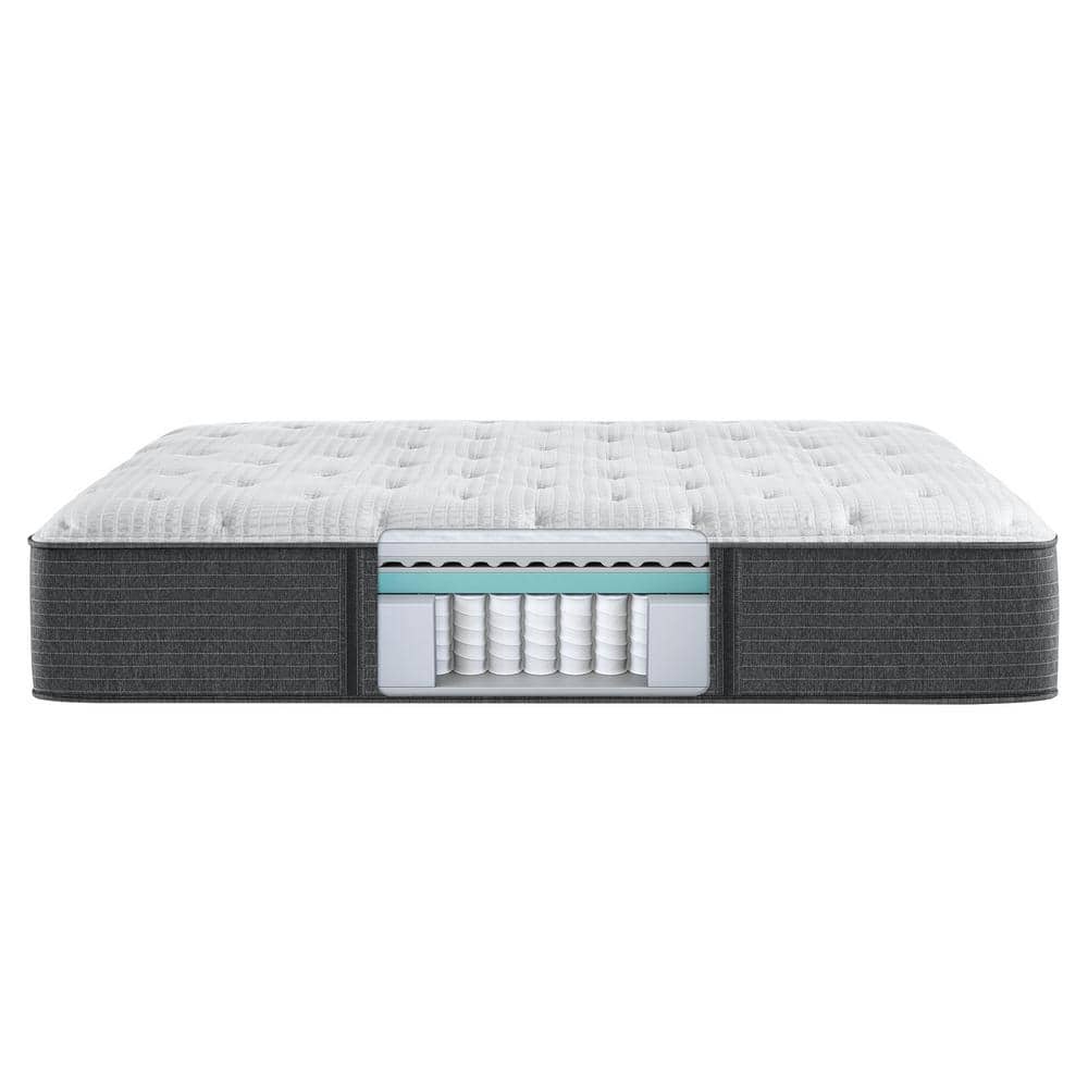 SereneDream Plush Queen Innerspring Mattress with Gel Memory Foam and Boxspring