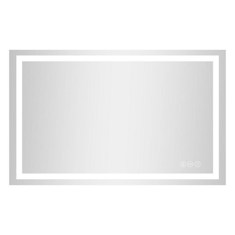 30 in. W x 48 in. H Modern Rectangular Frameless Wall Mounted Wall Mirror price history on PriceWatchPro