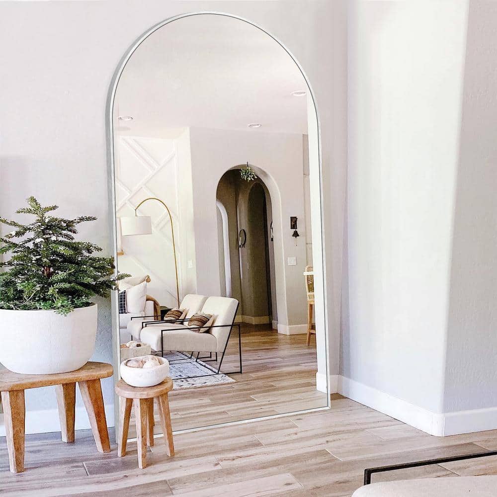 LuxHomez 32 in. W x 71 in. H Oversized Aluminum Alloy Arch Full Length