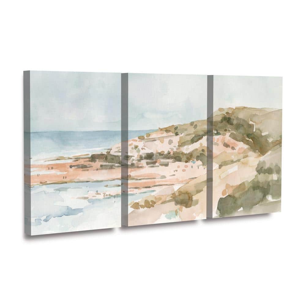 Emma Caroline Neutral Seaside II Multi Panel Canvas Print