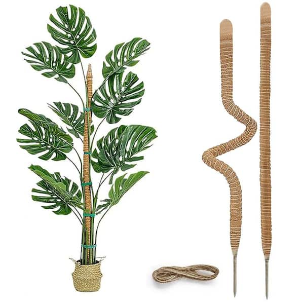 Unbranded 27. 6 in. Bendable Moss Pole with Jute Rope(10-Pack)