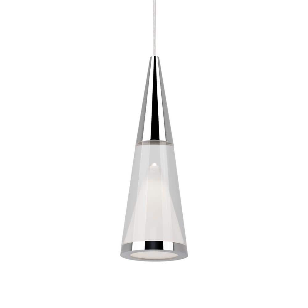 Aspen Creative 61022 Adjustable LED Light Hanging Mini Pendant Ceiling Light, Contemporary Design in Matte Black Finish, Metal Shade,  - 4