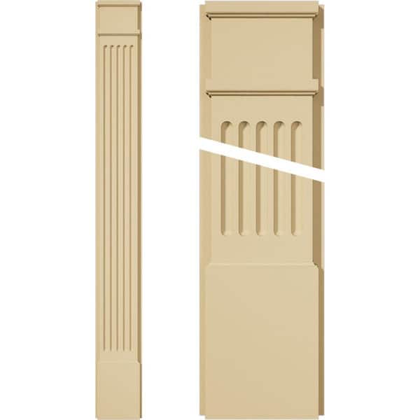 Ekena Millwork 2 in. D x 8 in. W x 72 in. L Primed Polyurethane Pilaster 1- Pack