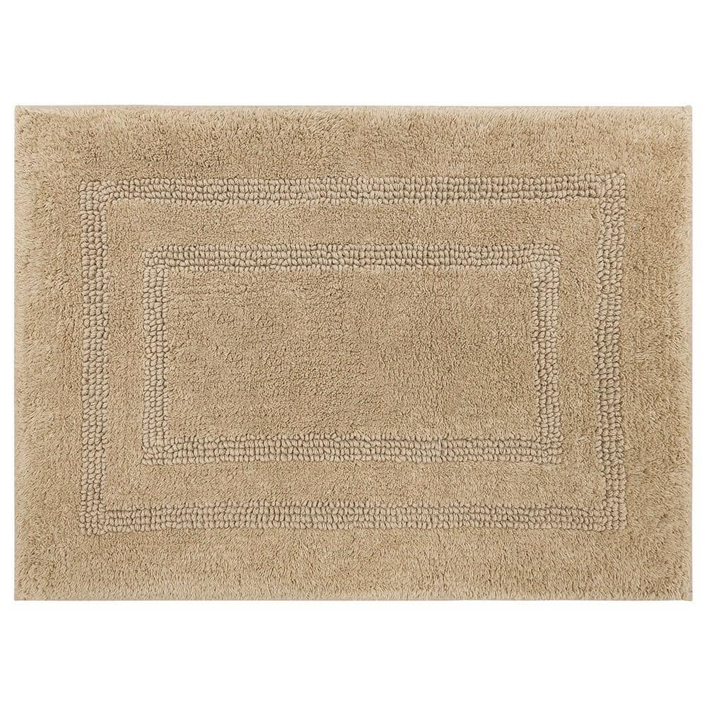 Mohawk Home Cotton Reversible Taupe 17 in. x 24 in. Tan Cotton Machine ...