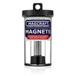 totalElement 45mm (1.75 inch) Square Magnetic Metal Clip, Refrigerator Magnet (4 Pack)