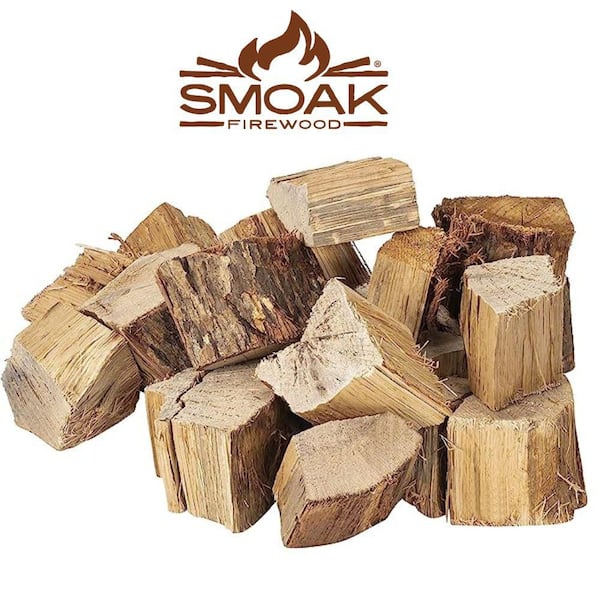 Smoak Firewood Hickory Wood Chunks (25-30 lbs.) USDA