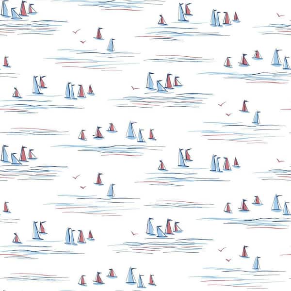 York Wallcoverings 56 sq. ft. Full Sails Wallpaper