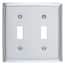 Legrand Pass & Seymour 302/304 S/S 2 Gang 1 Duplex 1 Toggle Wall Plate ...