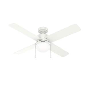 Timpani 52 in. Indoor Fresh White Ceiling Fan with Light Kit Included