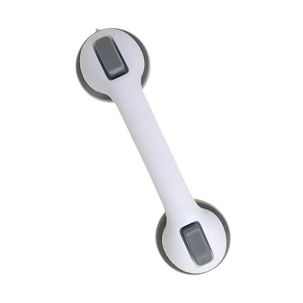 11.5 in. Heavy Duty Shower Grab Bars Suction Cup Handles for Seniors Bathroom Safety 2 Pack Non-Slip Secure Grip
