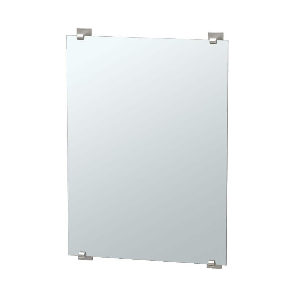 Gatco Elevate 32 In. X 22 In. Frameless Mirror In Satin Nickel 1596 ...