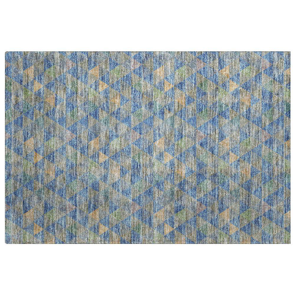 Dream Shag Premium Machine Washable Abstract ADS612 Blue 3 ft. x 4 ft. Area Rug price history on PriceWatchPro