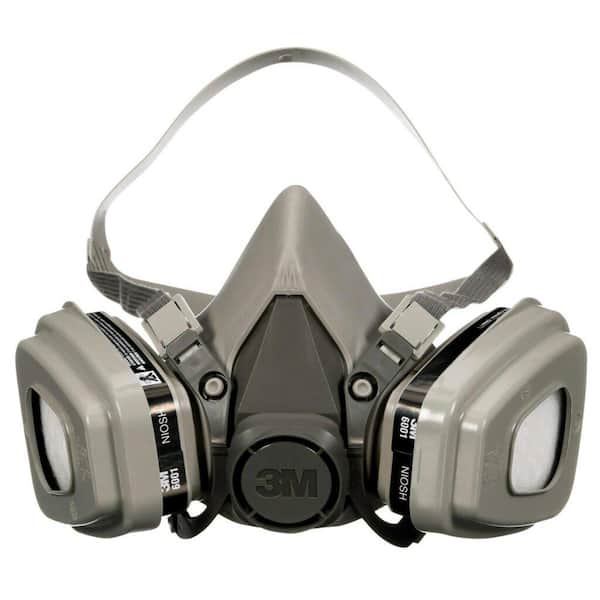 3M OV P95 Paint Project Reusable Respirator Mask, Size Medium
